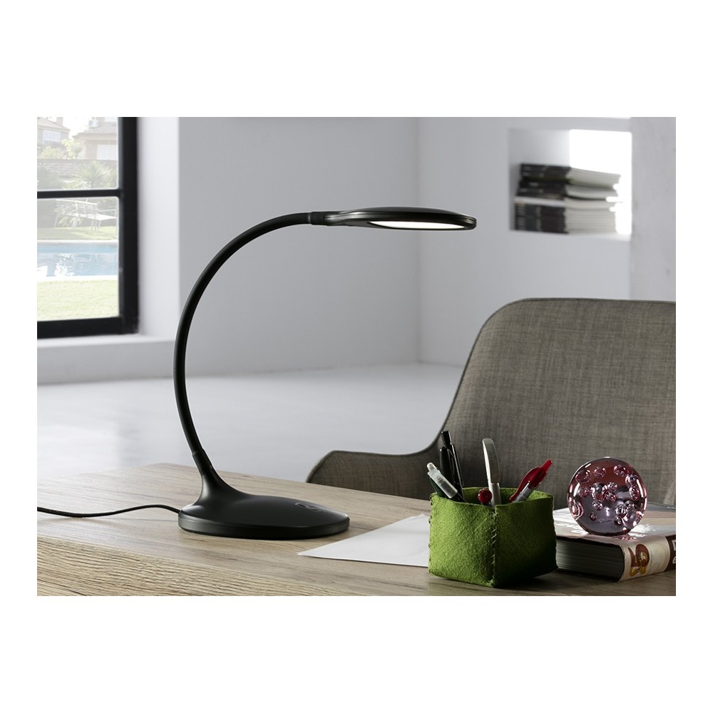 SOBREMESA LED ·SCOOP· NEGRO