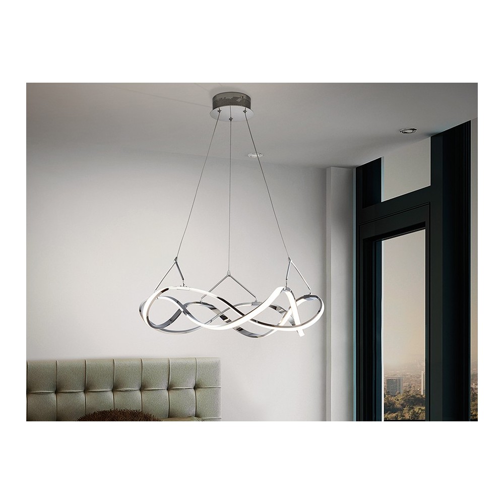 LAMP.LED ·MOLLY· 53Ø CROMO DIM