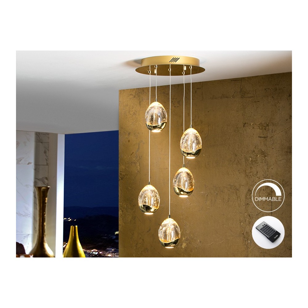 LAMP.LED ·ROCIO·ORO 5L DIMABLE