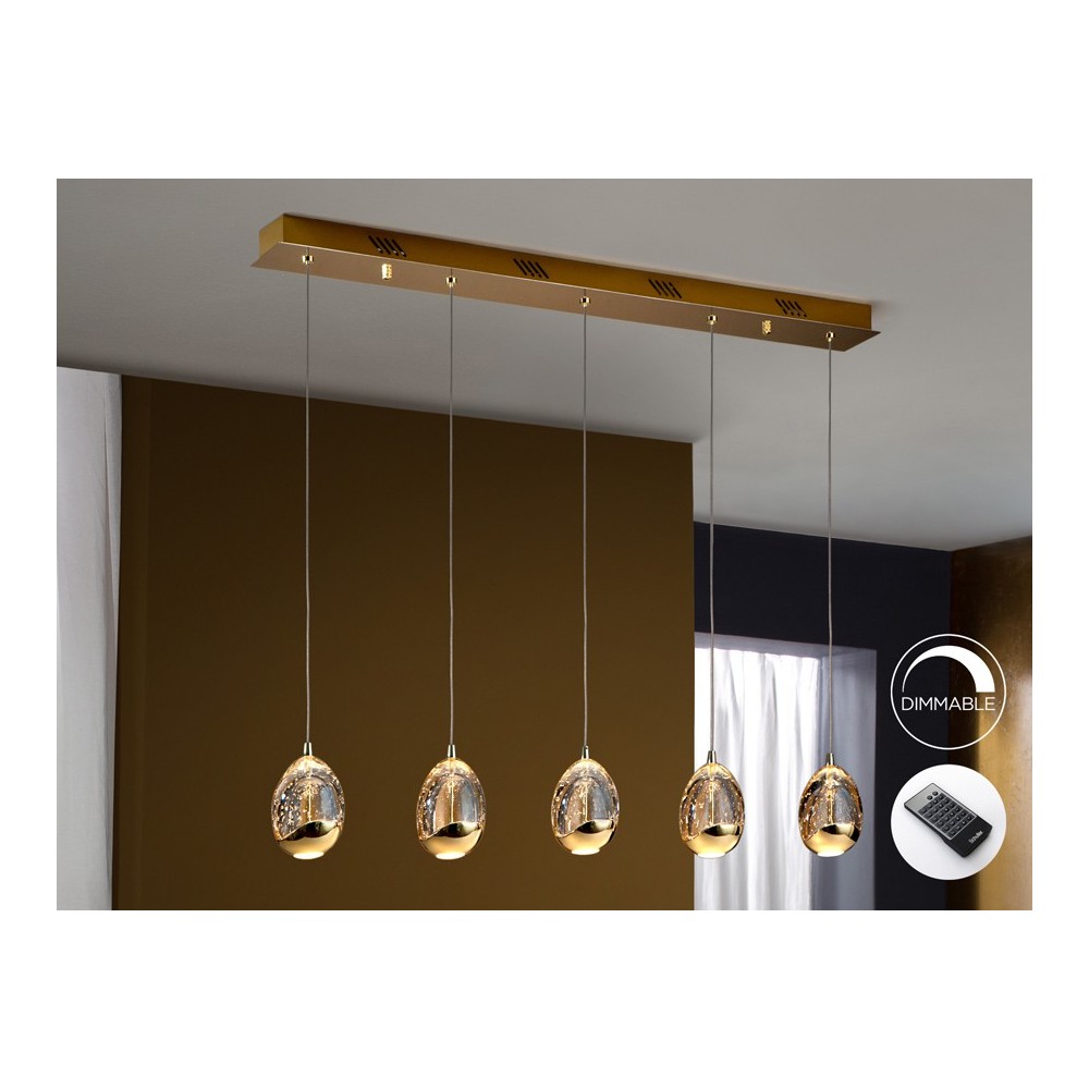 LAMP.LED·ROCIO·ORO 5L DIMABLE