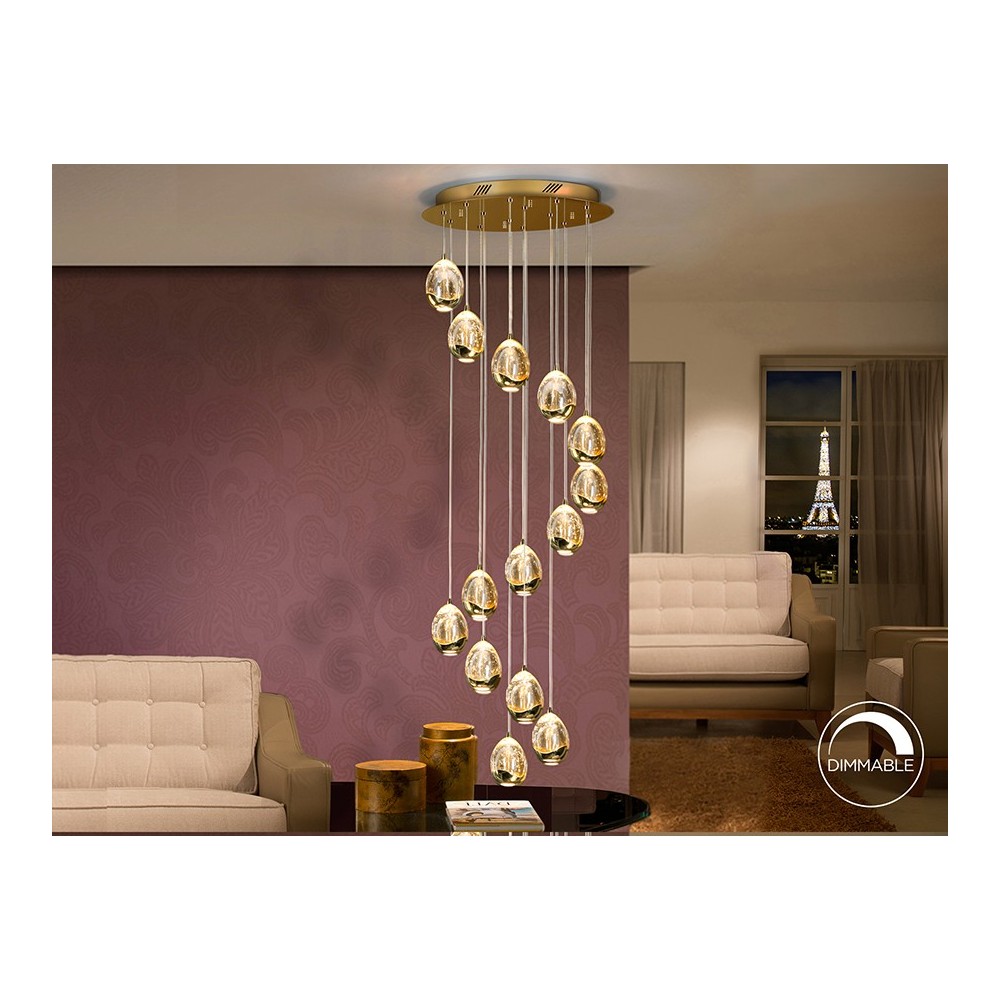 LAMP.LED·ROCIO·ORO 14L DIMABLE