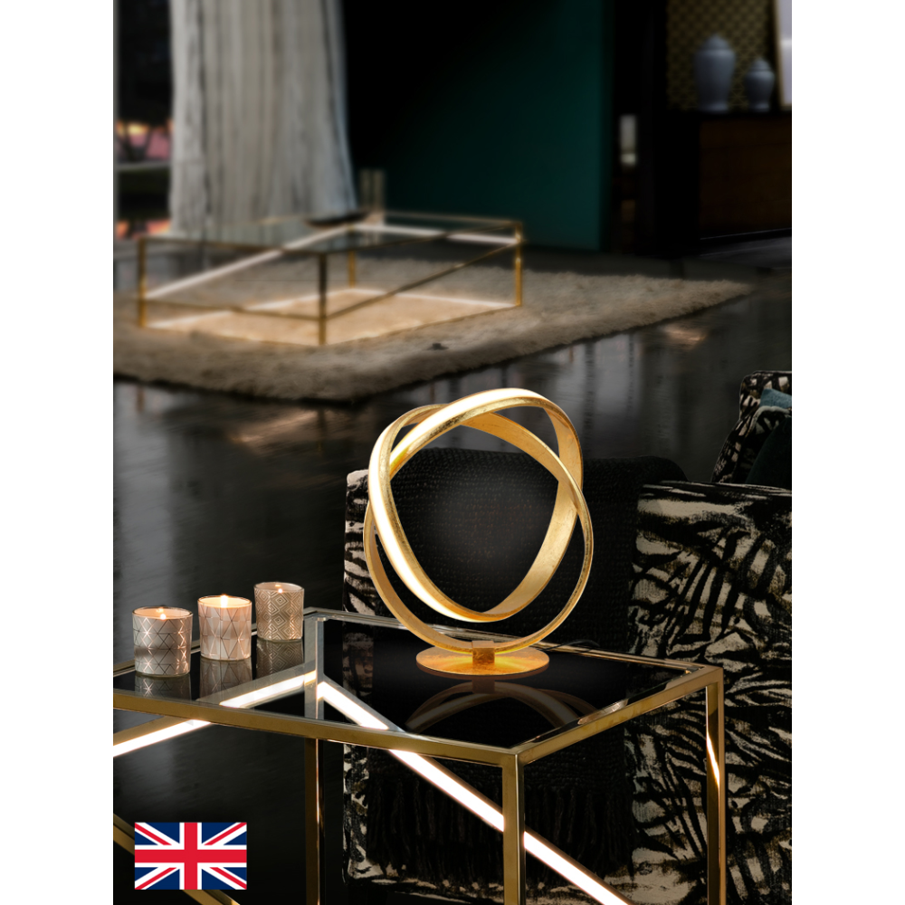 SOBREMESA ·LAZAS· PAN ORO Ø30 UK