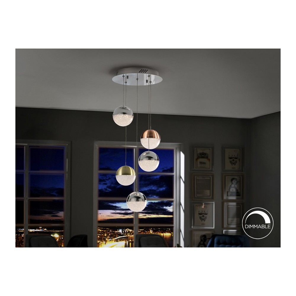 LAMPARA 5L LED ·SPHERE· COLOR