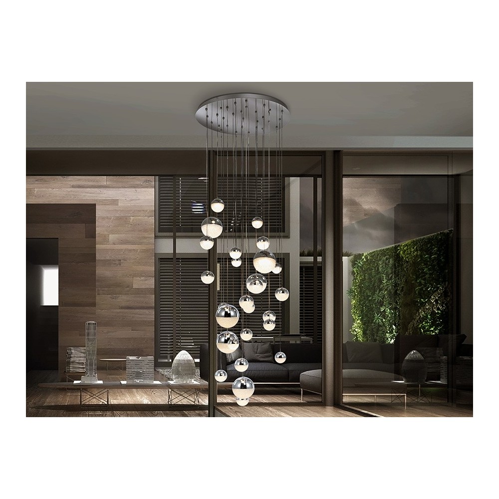 GRAN LAMP·SPHERE·Ø80 27L CROMO CCT