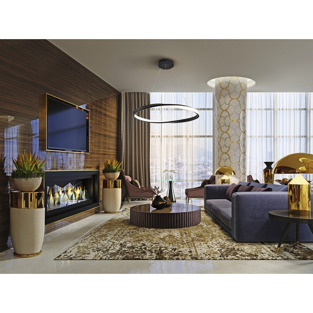 ALTAIR- LAMPARA NEGRA D80