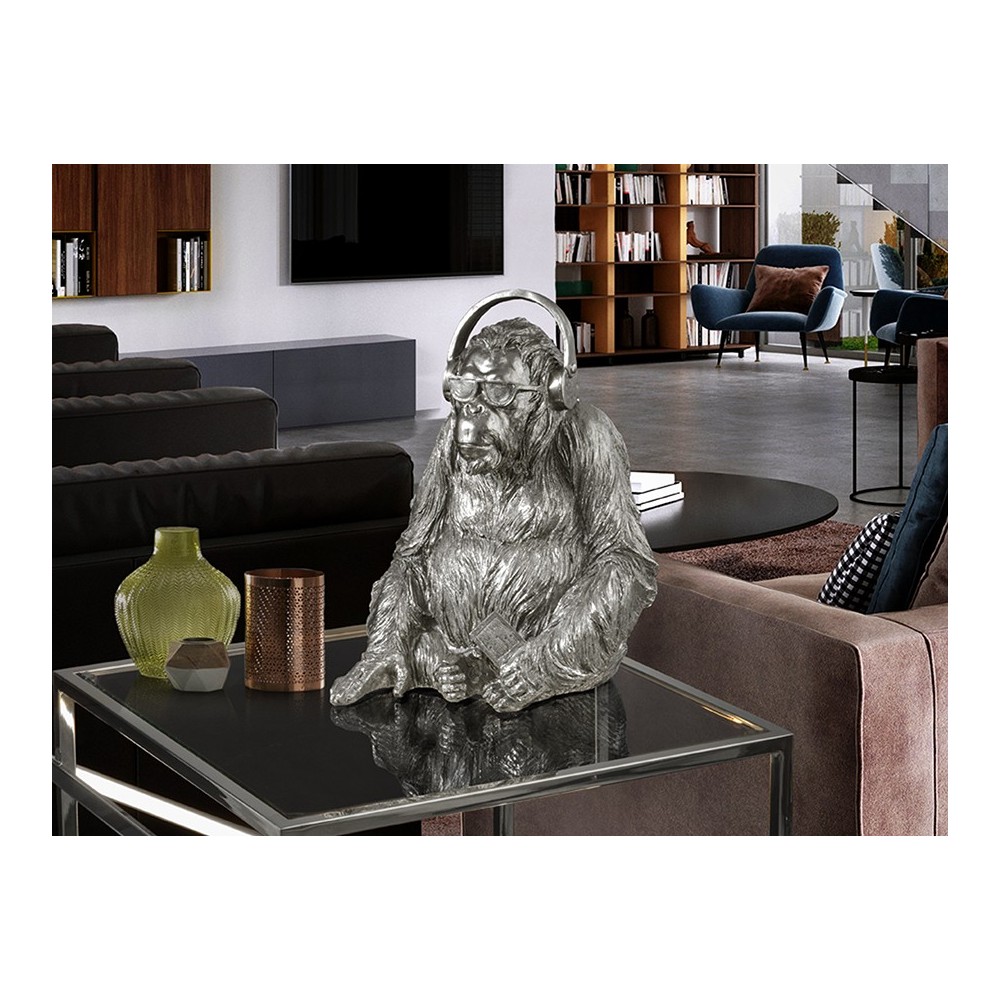 FIGURA MED.·ORANGUTAN MUSIC·PLATA