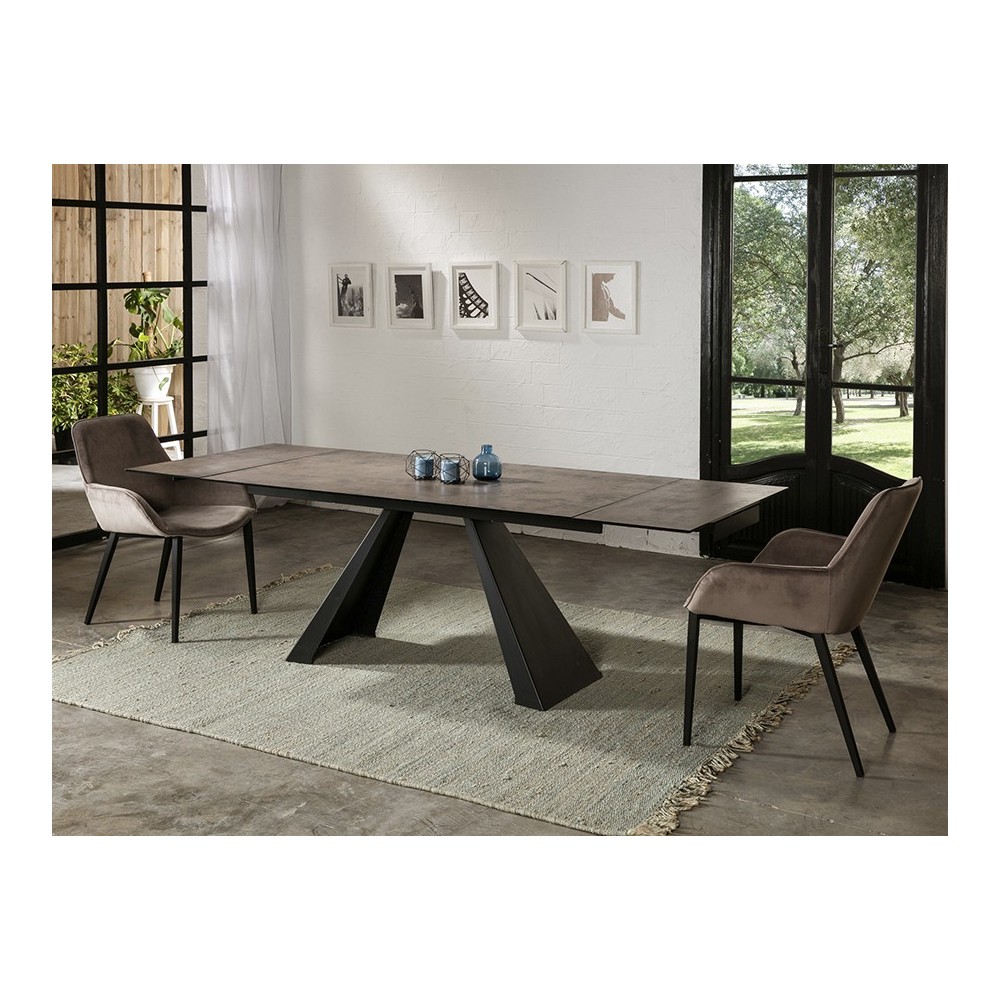 MESA COMEDOR EXT.·ALAI· MARRON