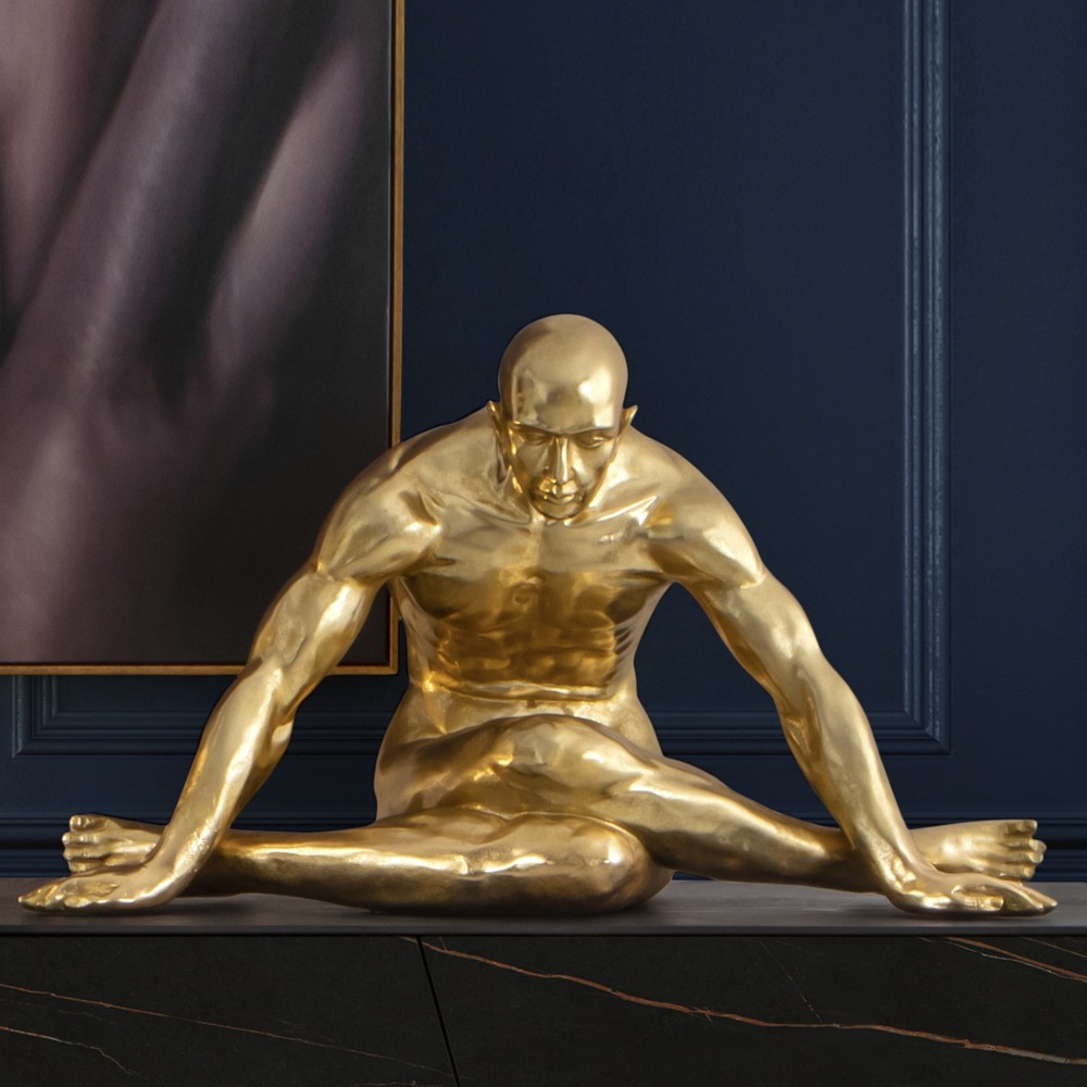 FIGURA GRANDE ·YOGA· ORO