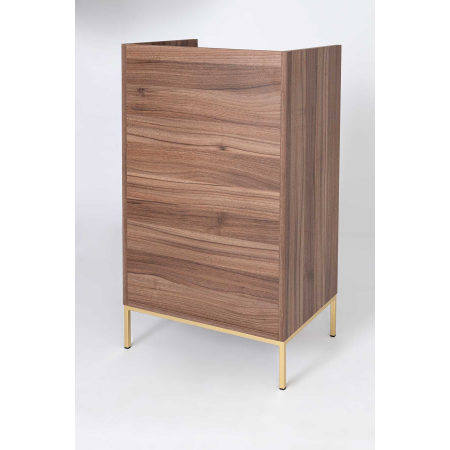 SINFONIER 5 CAJONES. MELAMINA 19 mm NOGAL EMPERADOR.  GUIA DE FRENO CON EXTRACCIÃN TOTAL.  (PATAS METALICAS)