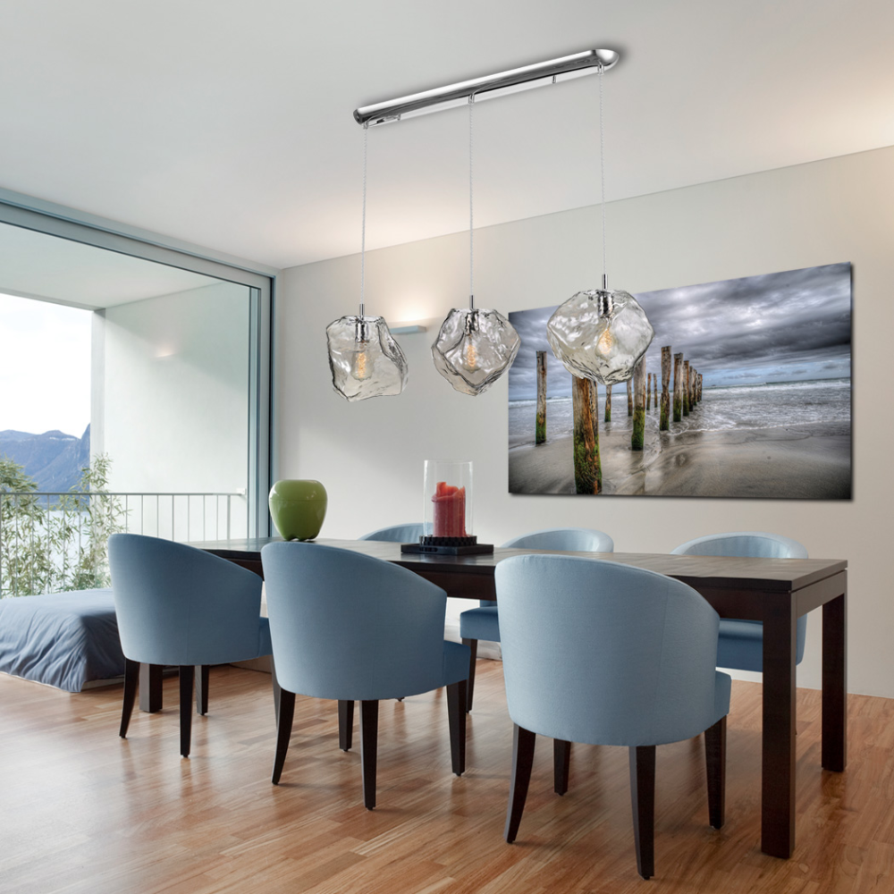 LAMPARA 3L?PETRA? CROMO E27