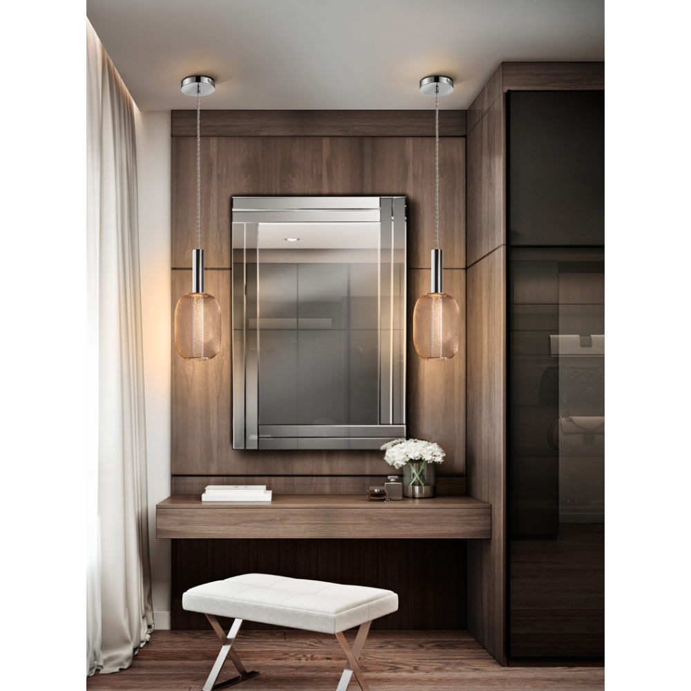 MICRON-LAMPARA 1L CROMO/ORO