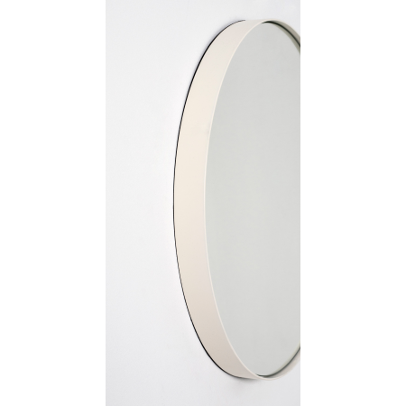 ESPEJO REDONDO BLANCO. 51*51*4 cm