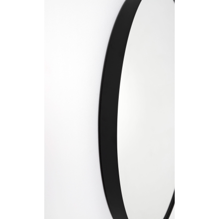 ESPEJO REDONDO NEGRO.  81*81*4 cm