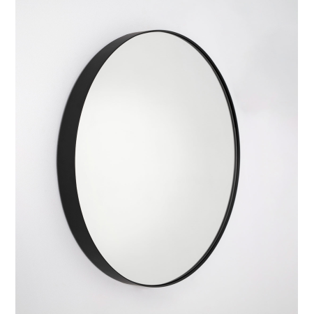 ESPEJO REDONDO NEGRO.  81*81*4 cm