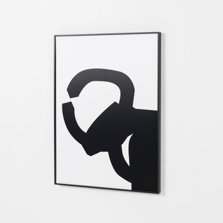 SET 2 LÁMINAS IMPRESAS 50x70cm DIBUJO PEINE VIENTO CHILLIDA 1. MARCO NEGRO