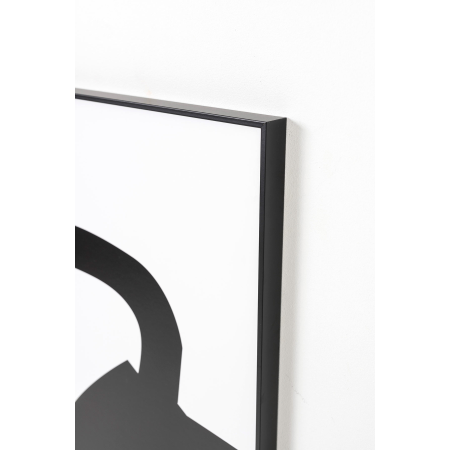 SET 2 LÁMINAS IMPRESAS 50x70cm DIBUJO PEINE VIENTO CHILLIDA 1. MARCO NEGRO