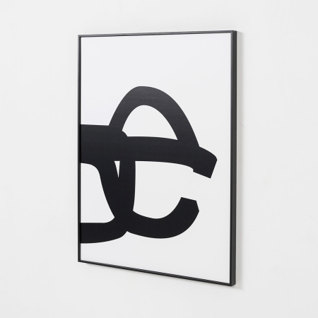 SET 2 LÁMINAS IMPRESAS 50x70cm DIBUJO PEINE VIENTO CHILLIDA 1. MARCO NEGRO