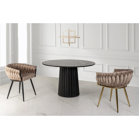 MESA DE COMEDOR MARMOL 120*120*77 CM