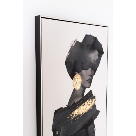 SET DE 2 CUADROS IMPRESOS Y AL ÓLEO, MARCO PLATA 60x90x3,5. 120X90 CM