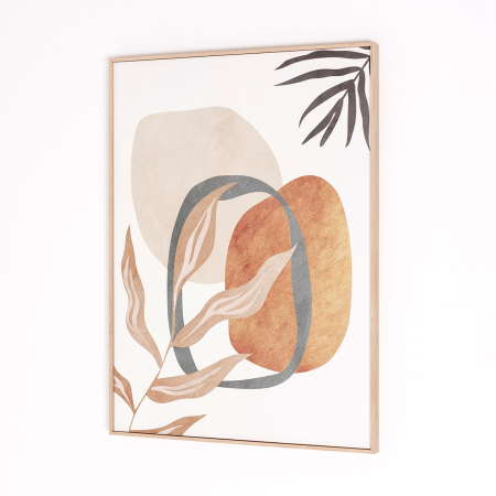 Set láminas impresas 50x70cm. Marco color roble