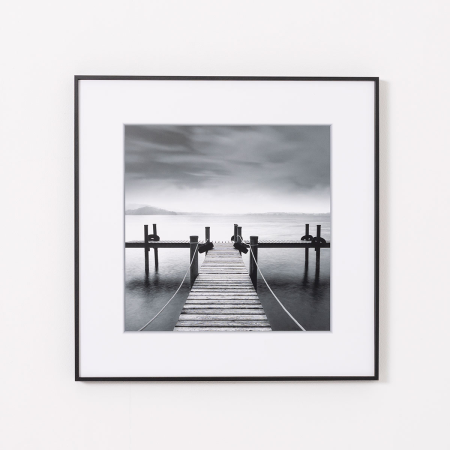 Set 2 láminas impresas 50x50cm. Marco color negro