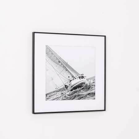 Set 2 láminas impresas 50x50cm. Marco color negro