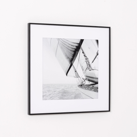 Set 2 láminas impresas 50x50cm. Marco color negro