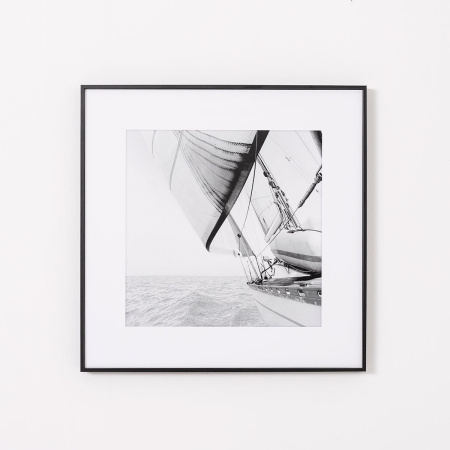 Set 2 láminas impresas 50x50cm. Marco color negro