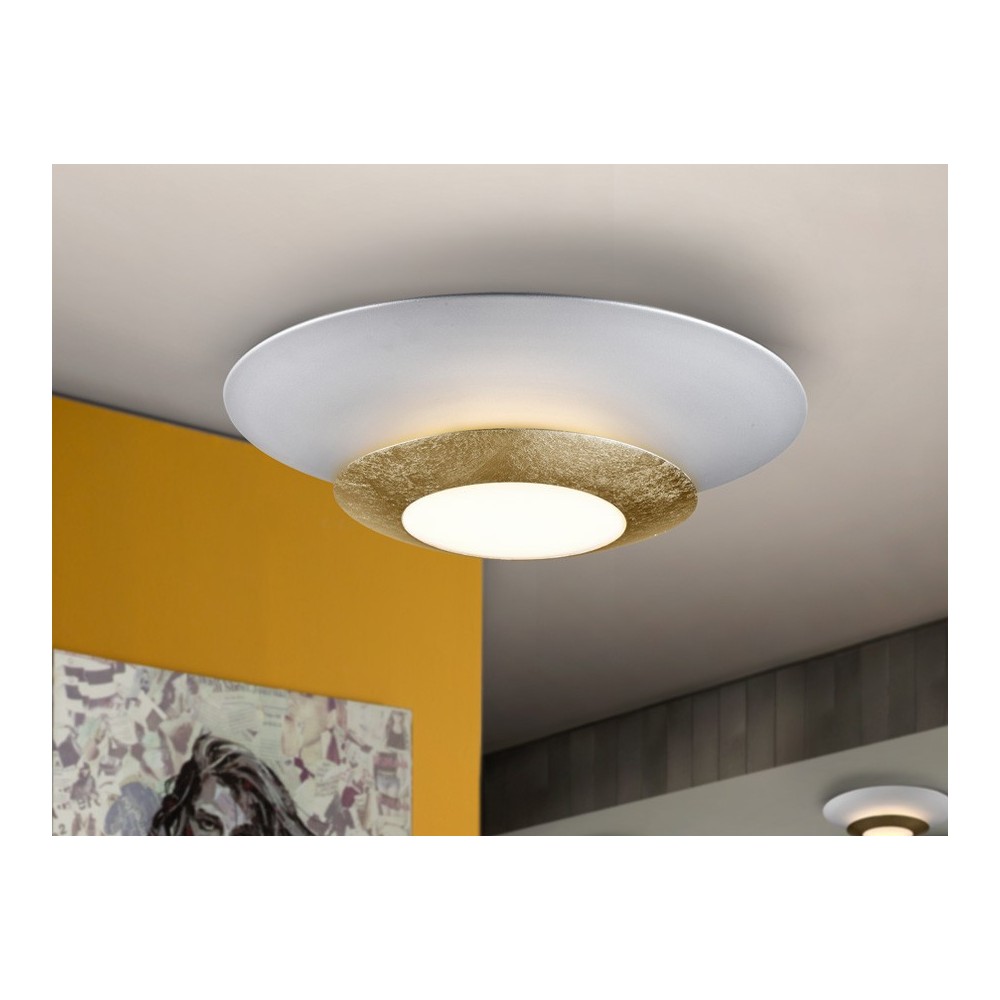 PLAFON LED ·HOLE· ORO Ø42