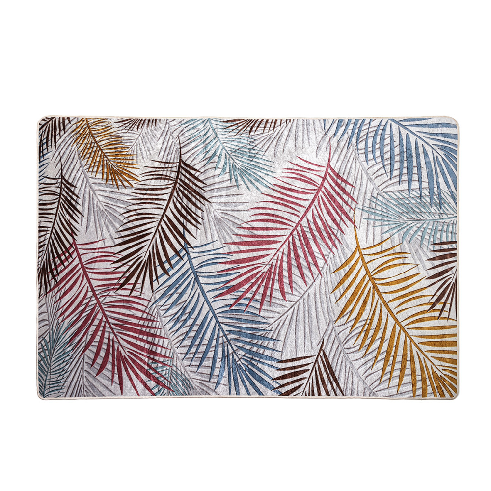 ALFOMBRA HOJAS COLORES. 160*230 CM