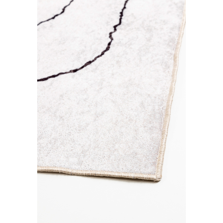 ALFOMBRA CON TEXTURA EN BEIGE Y GRIS 160*230 CM