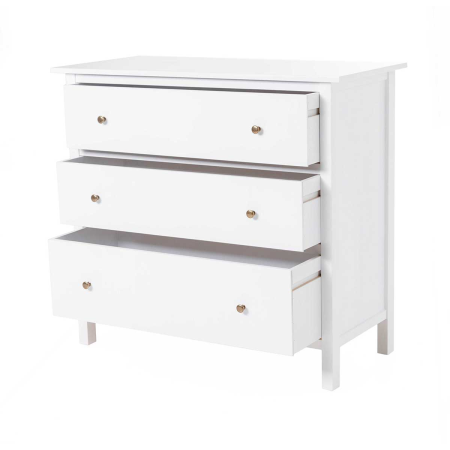 CÓMODA MALAGA 3 CAJONES. 100X90X42 CM