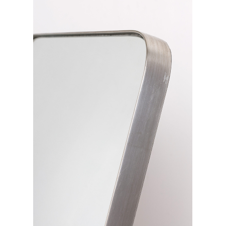 ESPEJO SUELO CANTO REDONDO PLATA. 50x150cm