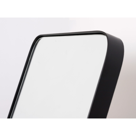 ESPEJO SUELO CANTO REDONDO NEGRO. 50x150cm