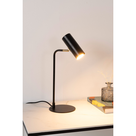 LÁMPARA DE SOBREMESA DE METAL NEGRO 17*16*43 CM
