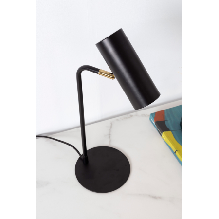 LÁMPARA DE SOBREMESA DE METAL NEGRO 17*16*43 CM