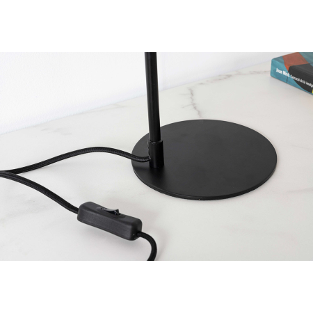 LÁMPARA DE SOBREMESA DE METAL NEGRO 17*16*43 CM