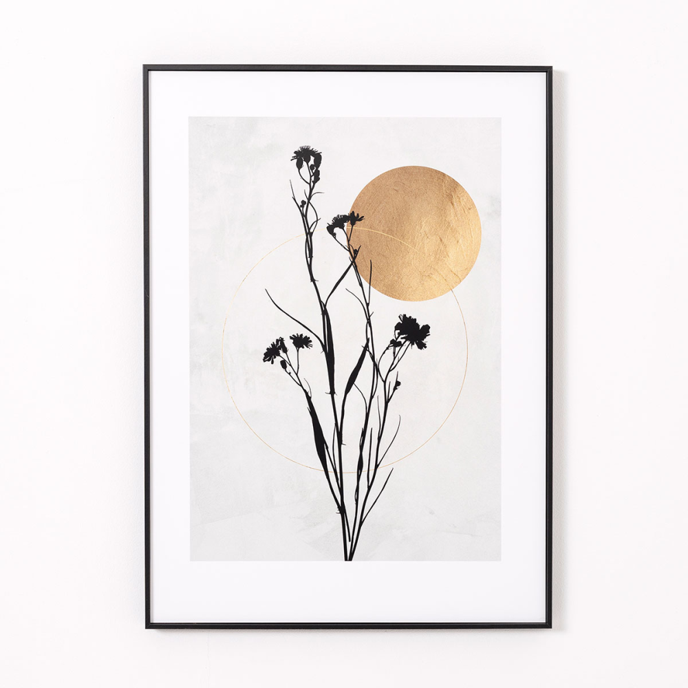 Set láminas impresas 50x70cm. Marco color negro