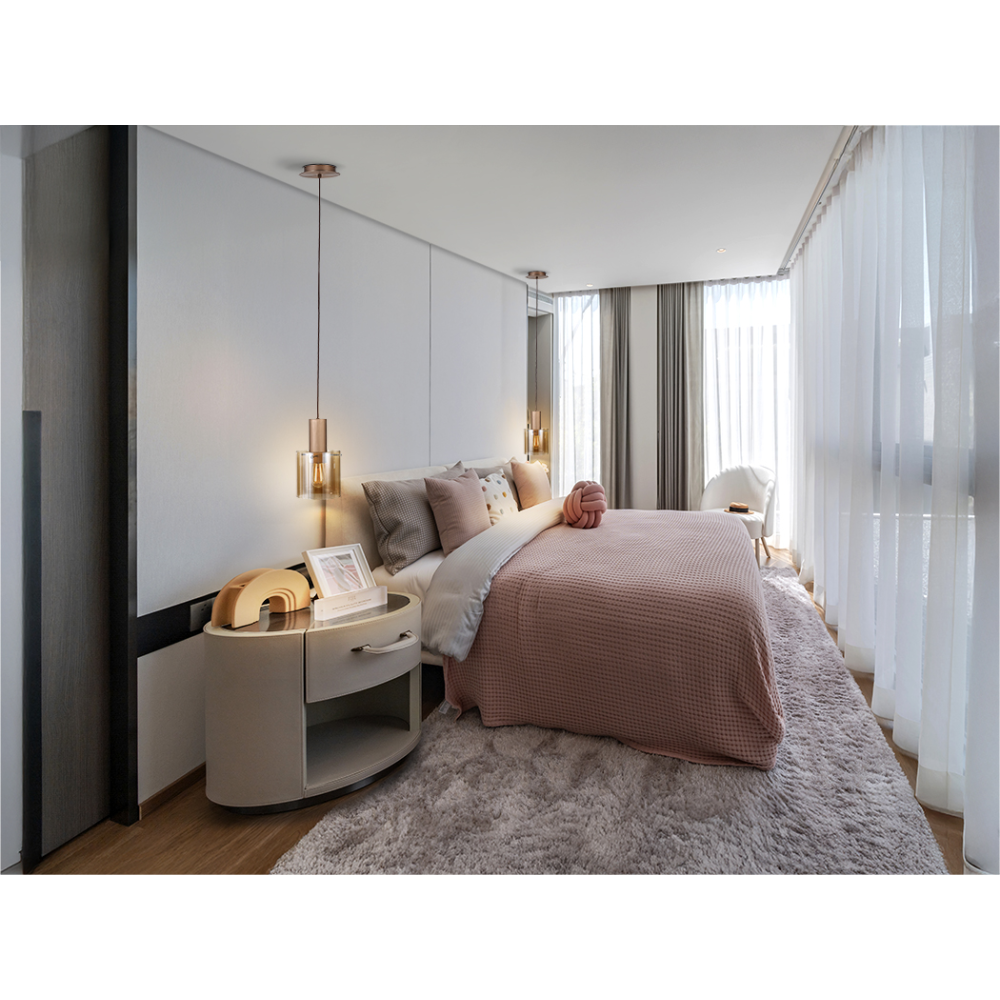 I3-VENIZE- LAMPARA 1L COBRE-AMBAR