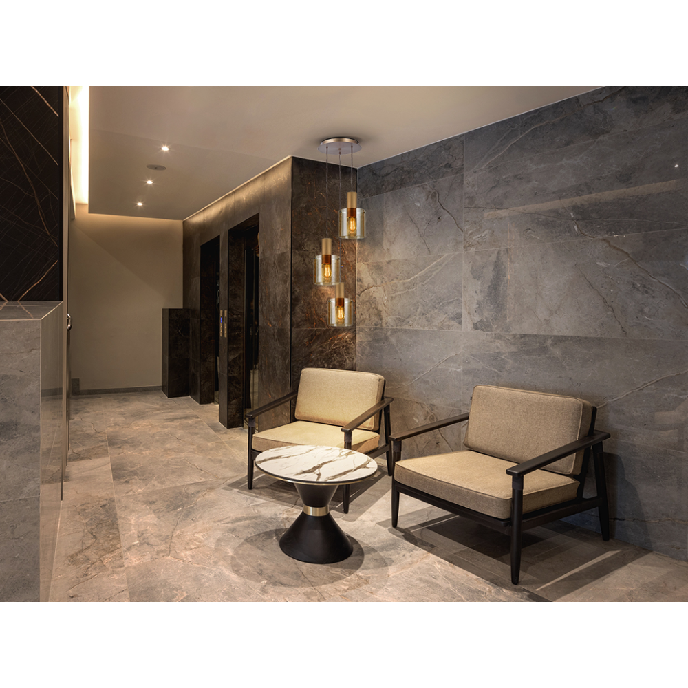 I3-VENIZE- LAMPARA 3L COBRE-AMBAR