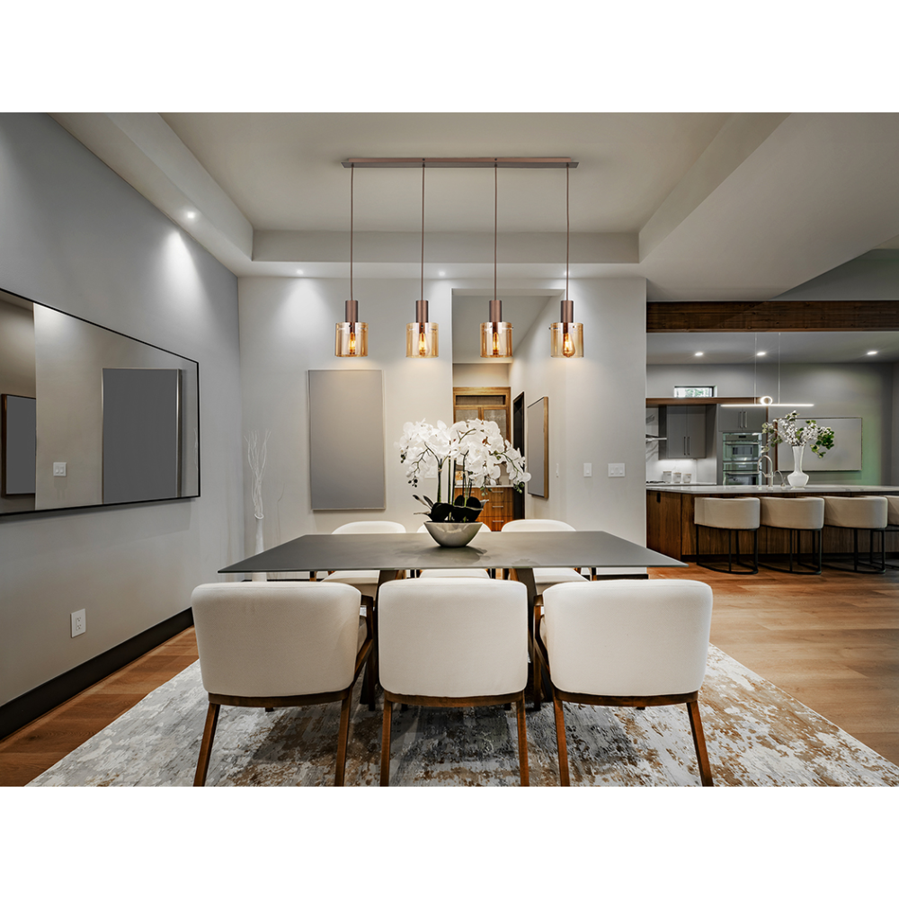 I3-VENIZE- LAMPARA 4L COBRE-AMBAR