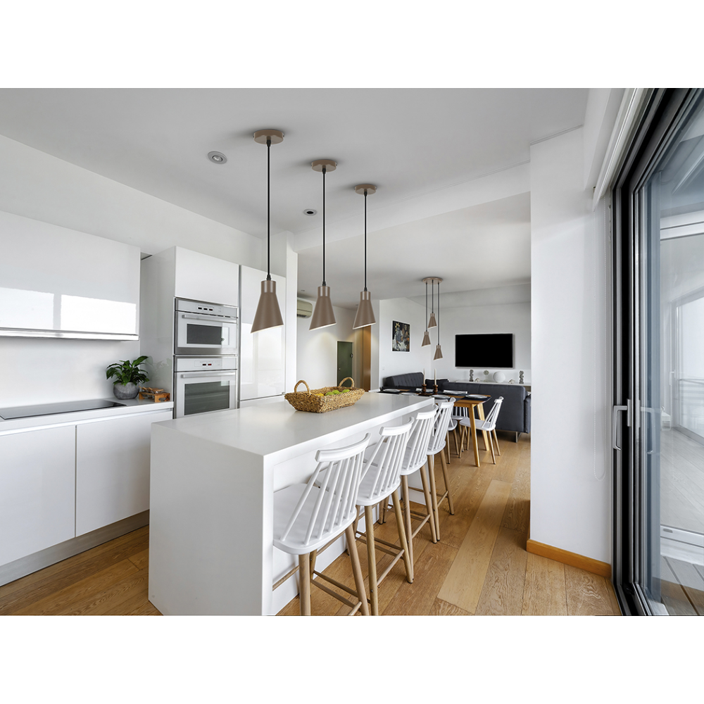 I3-BERA- LAMPARA 1L -MARRON