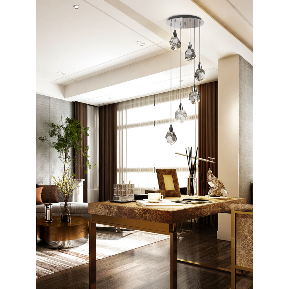 LAMPARA 6L?AQUARIA? CROMO