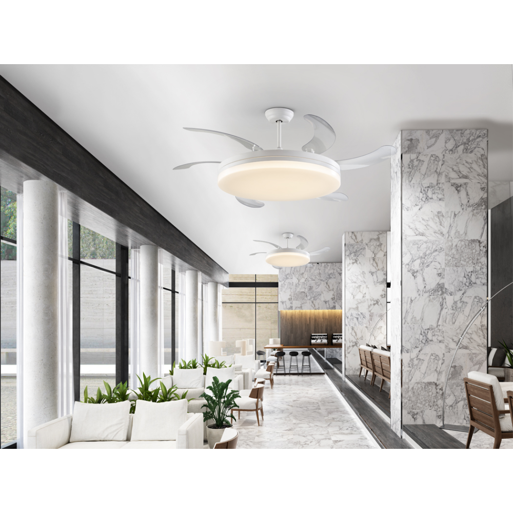 VENTO MAXI-VENTILADOR BLANCO D80/150 DIM