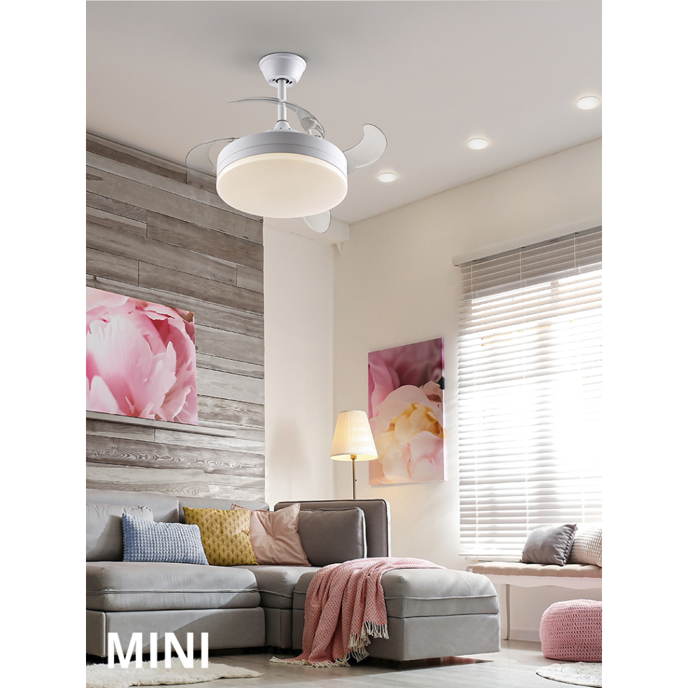 VENTO MINI-VENTILADOR BLANC D40/90 DIM