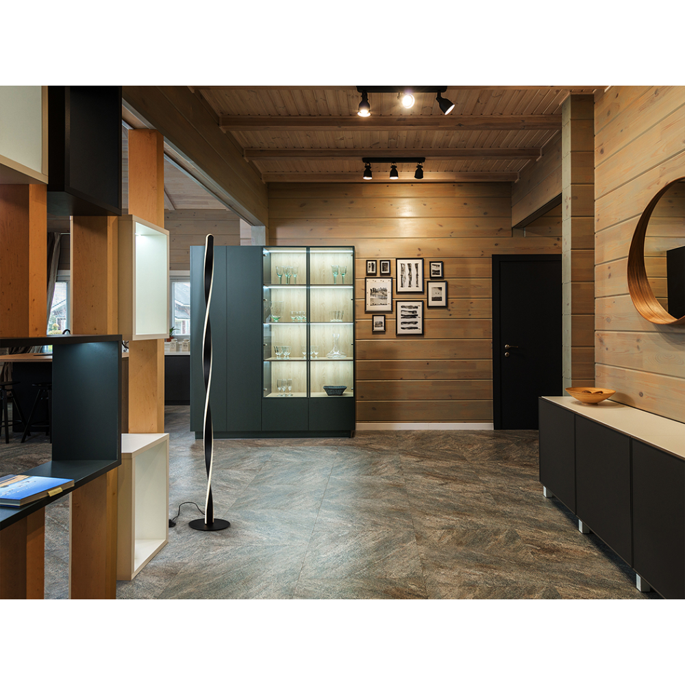 TWIST-LAMPARA DE PIE NEGRO