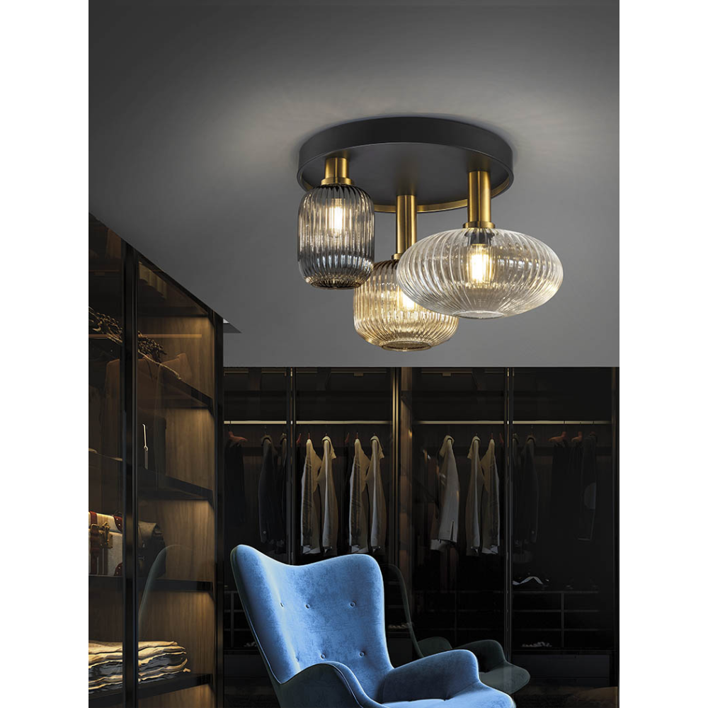 NORMA-PLAFON 3L NEGRO-LATON