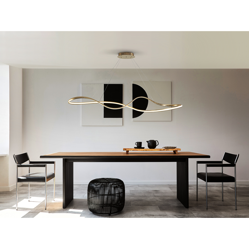 LIA- LAMPARA GRANDE PAN ORO