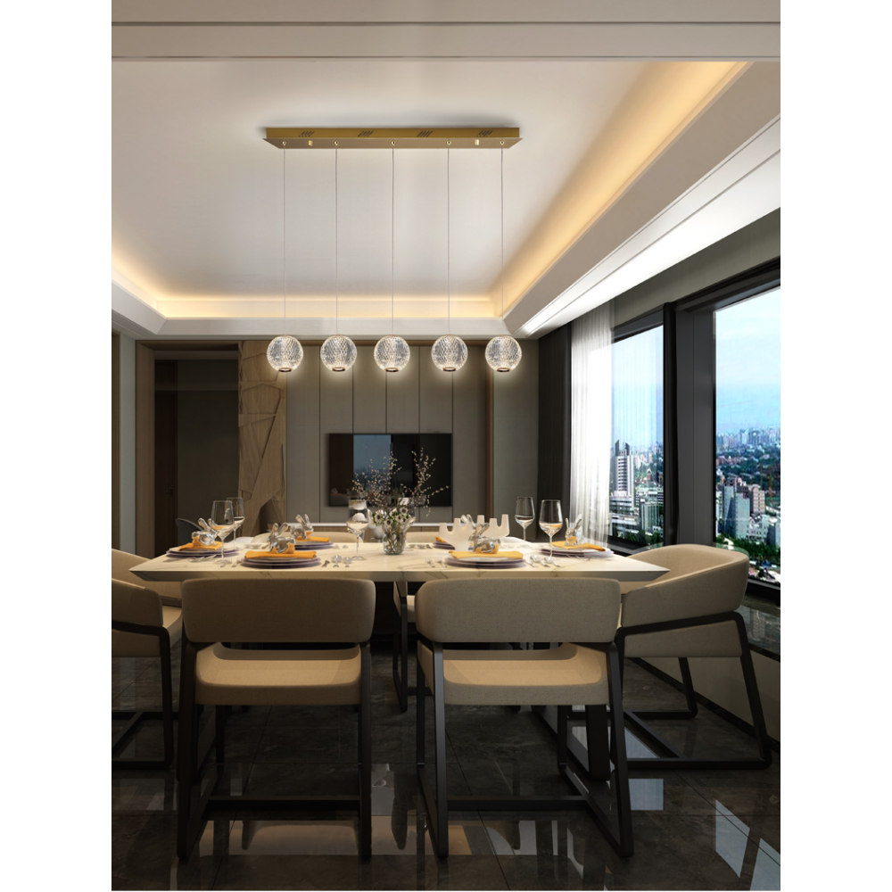 AUSTRAL- LAMPARA 5L LED ORO