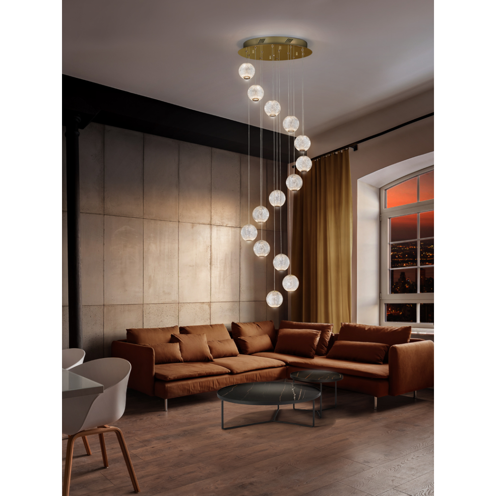 AUSTRAL- LAMP. 14L LED ORO ?50